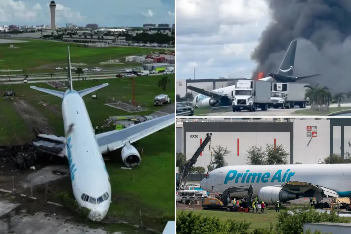 Pilots of Miami Amazon cargo plane crash did not receive wind warnings, according to NTSB report