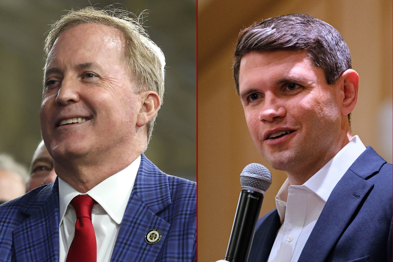 Poll shows Talarico and Paxton in a close race for the Texas Senate seat