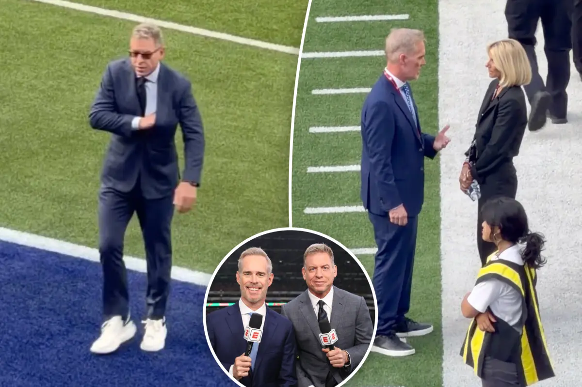 Pregame videos featuring Troy Aikman and Joe Buck emerge during $108 million dispute with ESPN