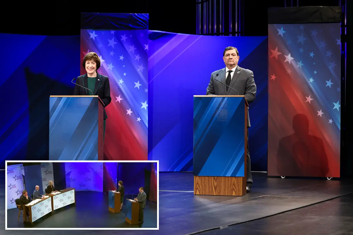 Protester against data centers disrupts Maine Senate debate between Susan Collins and Troy Jackson