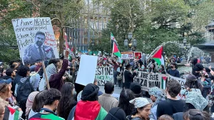 Protests against Israel commemorate the October 7 anniversary with intifada slogans