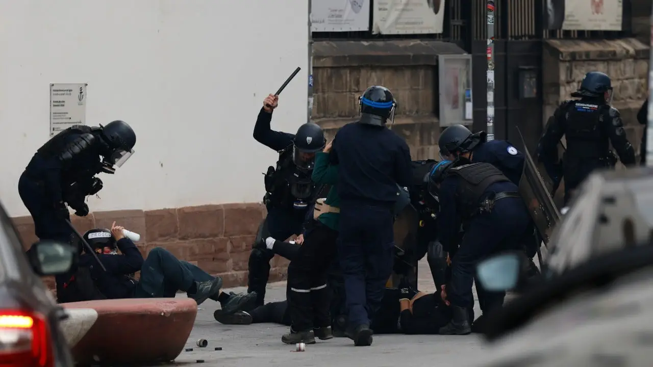 Protests in France: 135 people detained as police are stationed nationwide