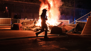 Protests in France about living expenses and school conditions lead to riots