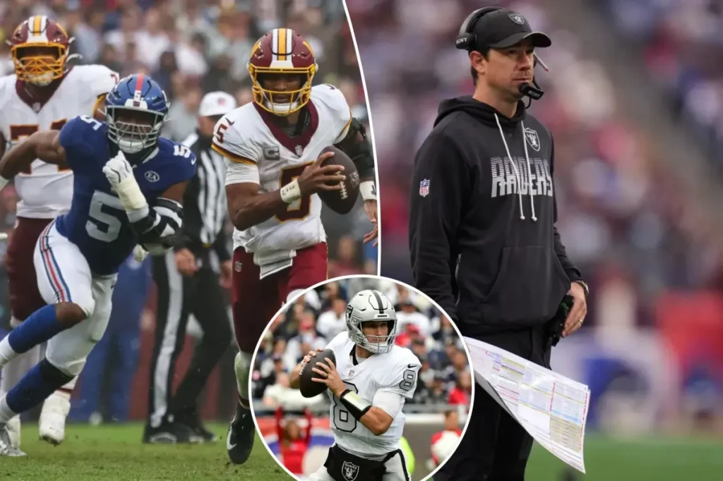 Raiders take advantage of Commanders' poor clock management to escape trouble