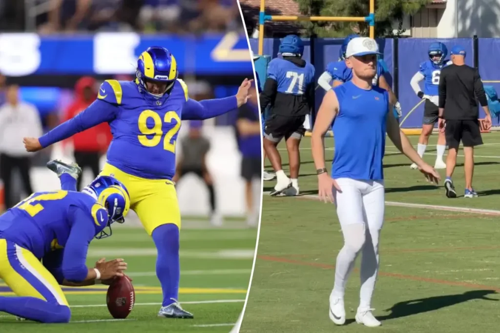 Rams bring in Blake Grupe to take over for 'Thiccer Kicker' Harrison Mevis as special teams struggles persist