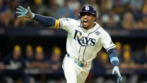 Rays' comeback win in extra innings during Game 4 of the World Series offers a glimmer of hope, as history indicates