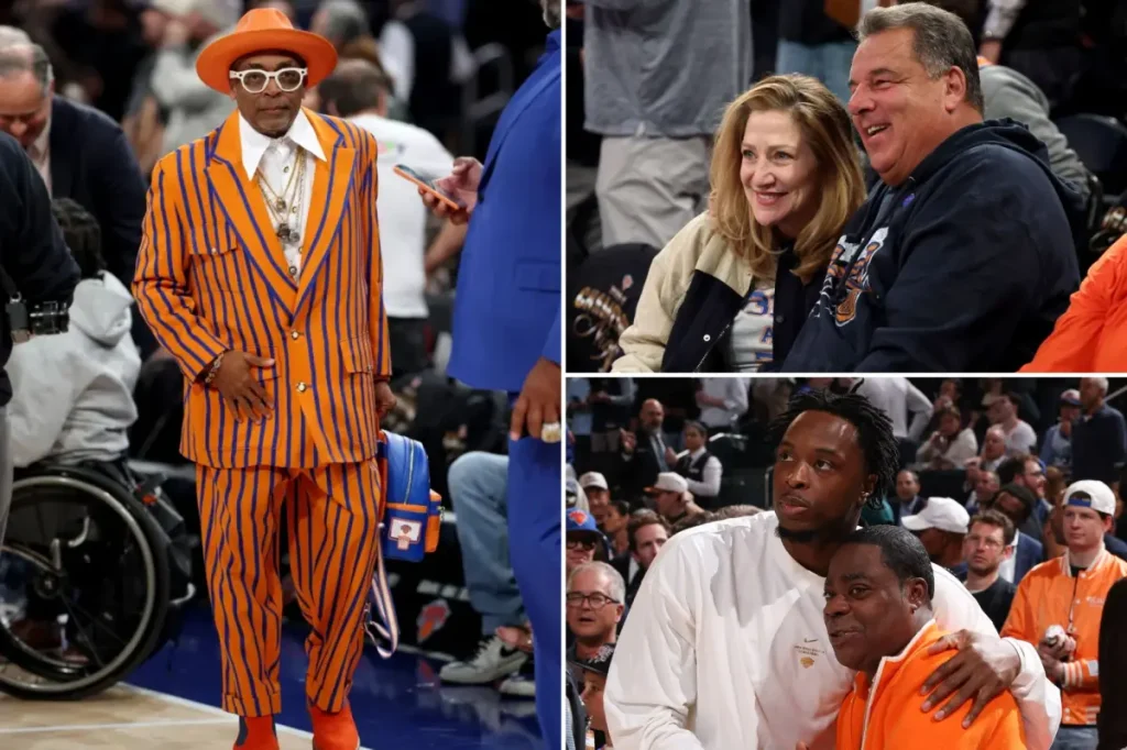 Roger Goodell and celebrities attend the Knicks' banner event, but one prominent figure is missing.
