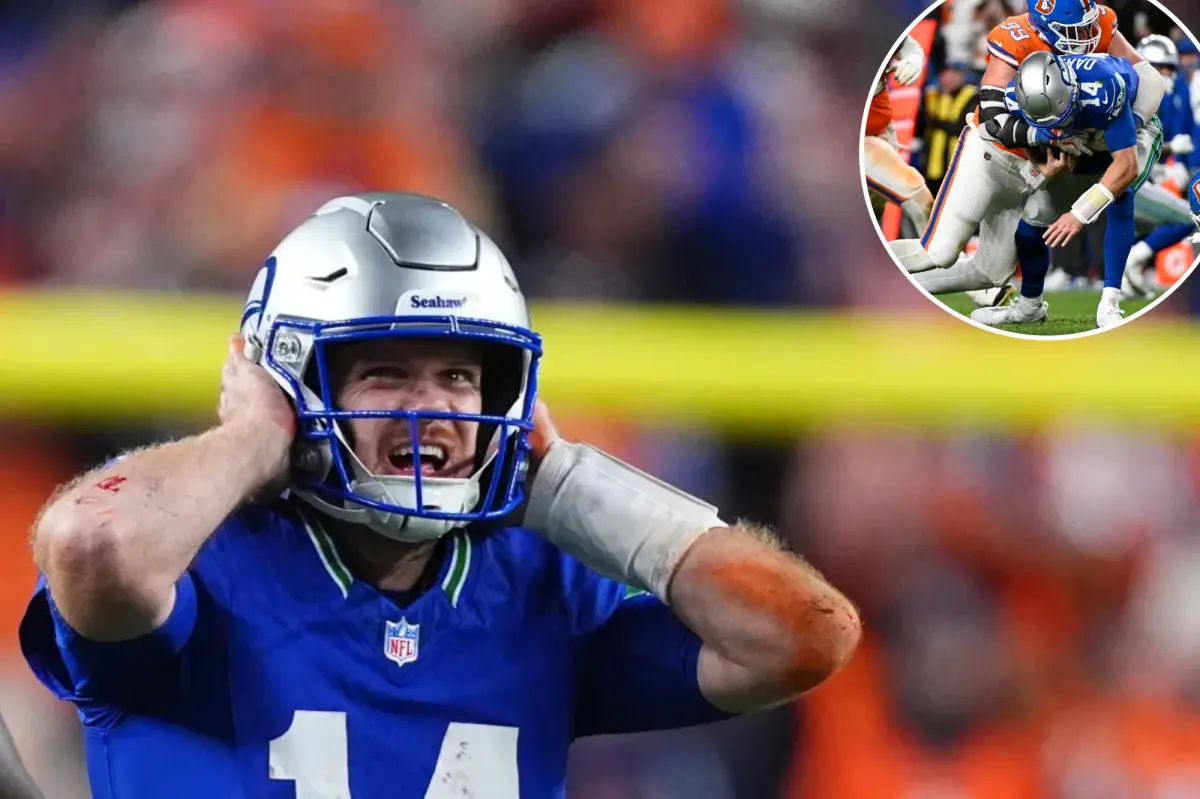 Sam Darnold has struggled this season as a late error costs the Seahawks on 'TNF'