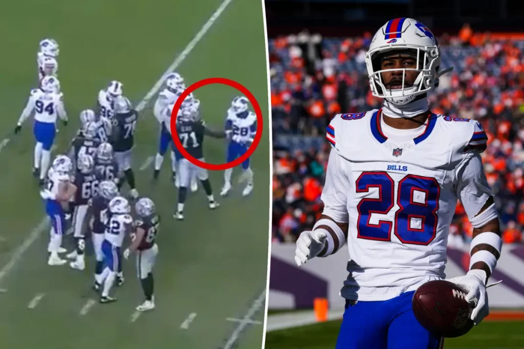 Sam Franklin Jr. is the second player from the Bills to receive a suspension for spitting