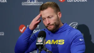 Sean McVay feels 'sick' about his overtime choice as another Super Bowl coach openly expresses regret over a decision made at the end of the game.