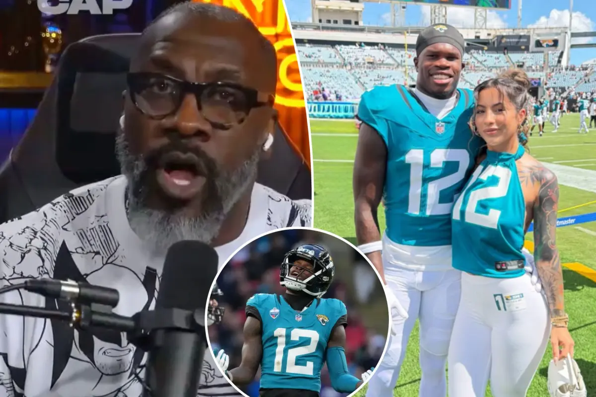 Shannon Sharpe responds to Jaguars player Travis Hunter's wife after her indirect comments.