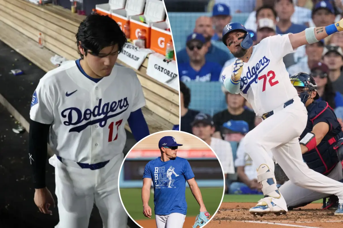Shohei Ohtani hits fifth for the Dodgers against Chris Sale in NLDS Game 3