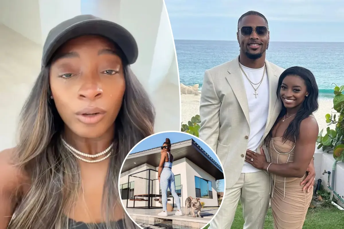 Simone Biles emotional as she and Jonathan Owens sell their luxurious Texas home for as much as $1.24M