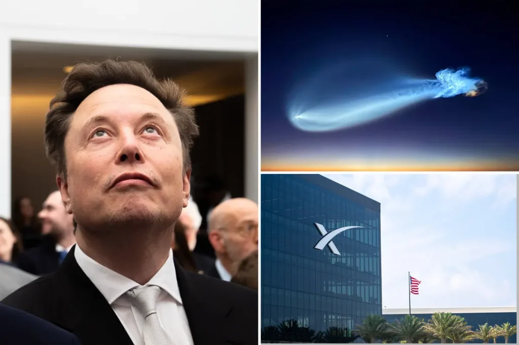 SpaceX shares rise sharply after impressive earnings report showing a 161% increase in revenue, while Musk discusses a possible Tesla merger.