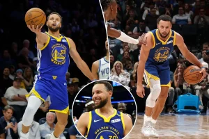 Steph Curry matches LeBron James with his 15th 40-point game after turning 35