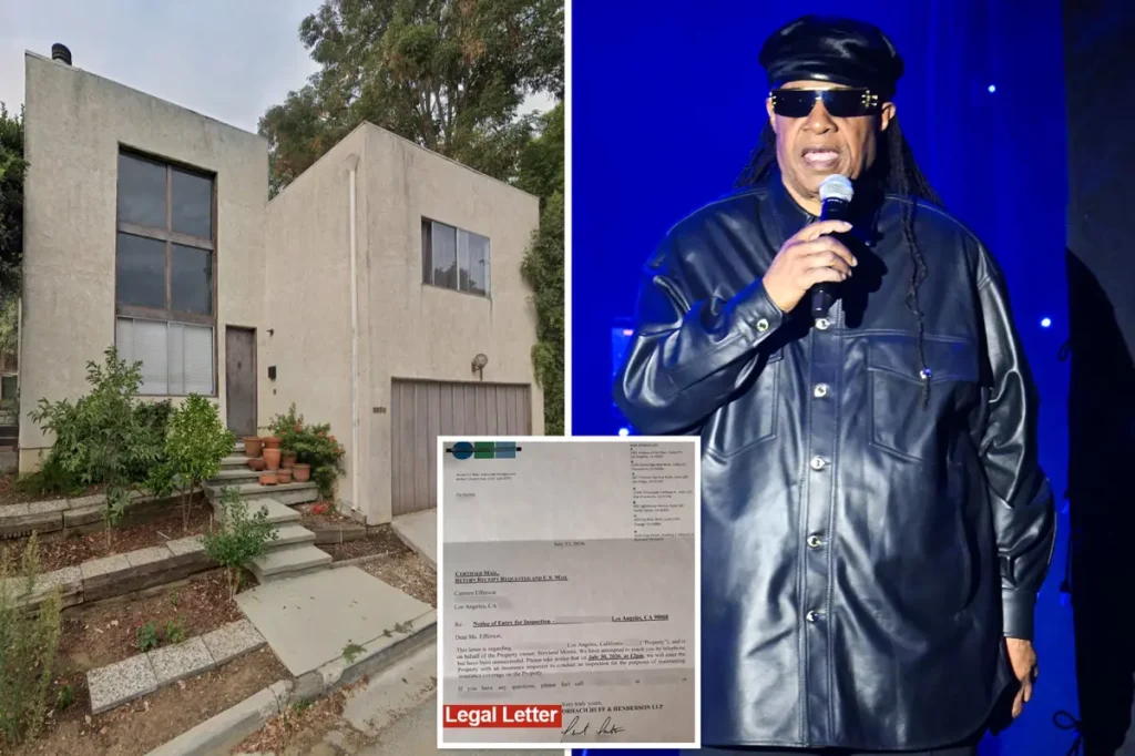 Stevie Wonder takes legal action to remove former partner from his Studio City residence.