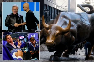 Stock market rises approaches four-year milestone due to AI investments