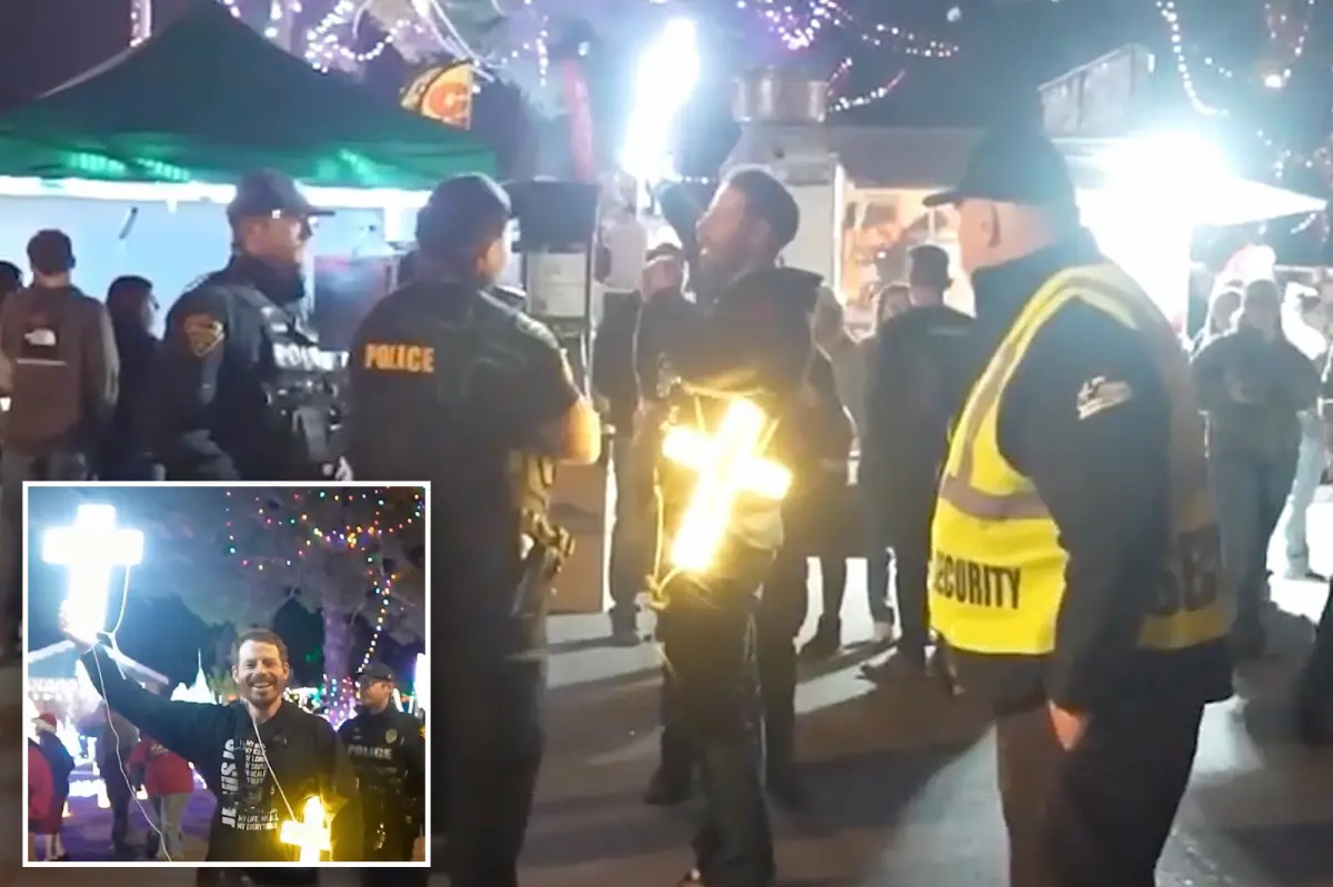 Street preacher David Hoffman, facing arrest for his preaching at a holiday festival, has filed a lawsuit.