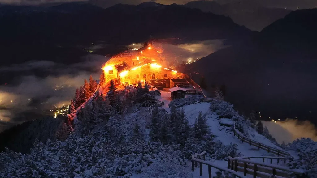Man arrested for starting a fire at a former Hitler retreat that was almost completely destroyed