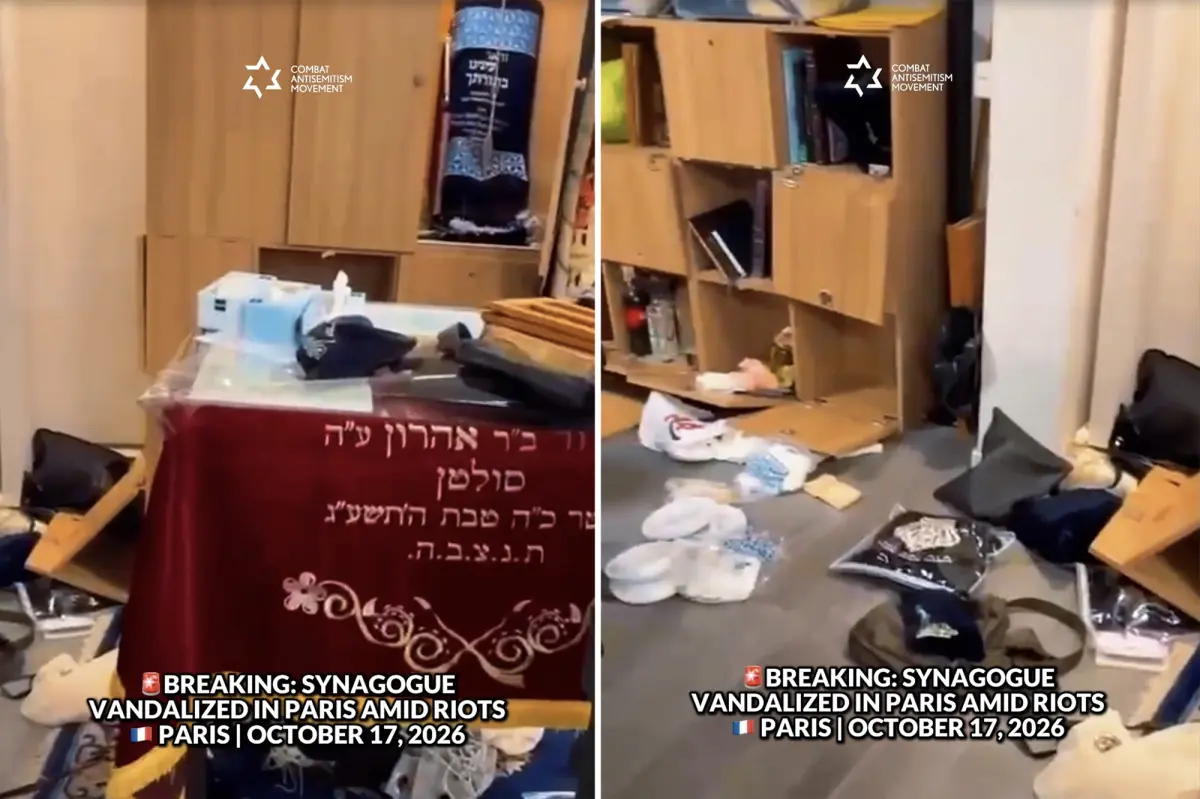 Synagogue vandalized, Jewish shops targeted during riots in France