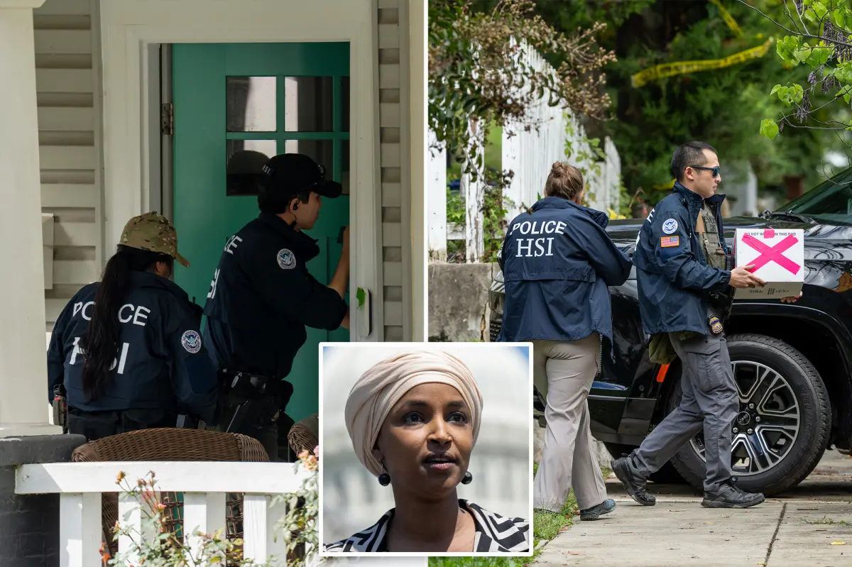 The absence of immigration records for Rep. Ilhan Omar's father that could have led to the raid on a home in DC