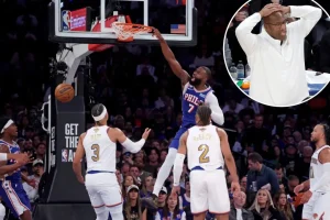 The clear edge for the 76ers that led to the Knicks' defeat in the first game: 'Moving through thick sludge'
