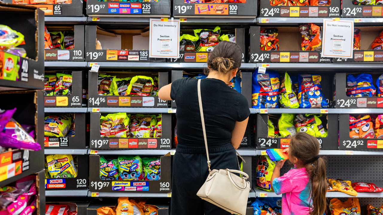 The cost of Halloween candy increases by 7.7% as shoppers spend $13.5 billion.