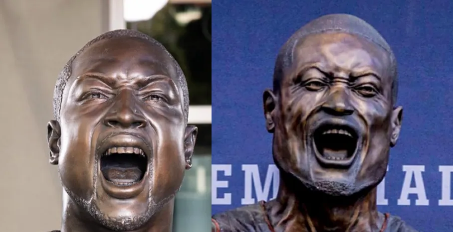 The Heat improved their awful Dwyane Wade statue, and now it actually looks like him.