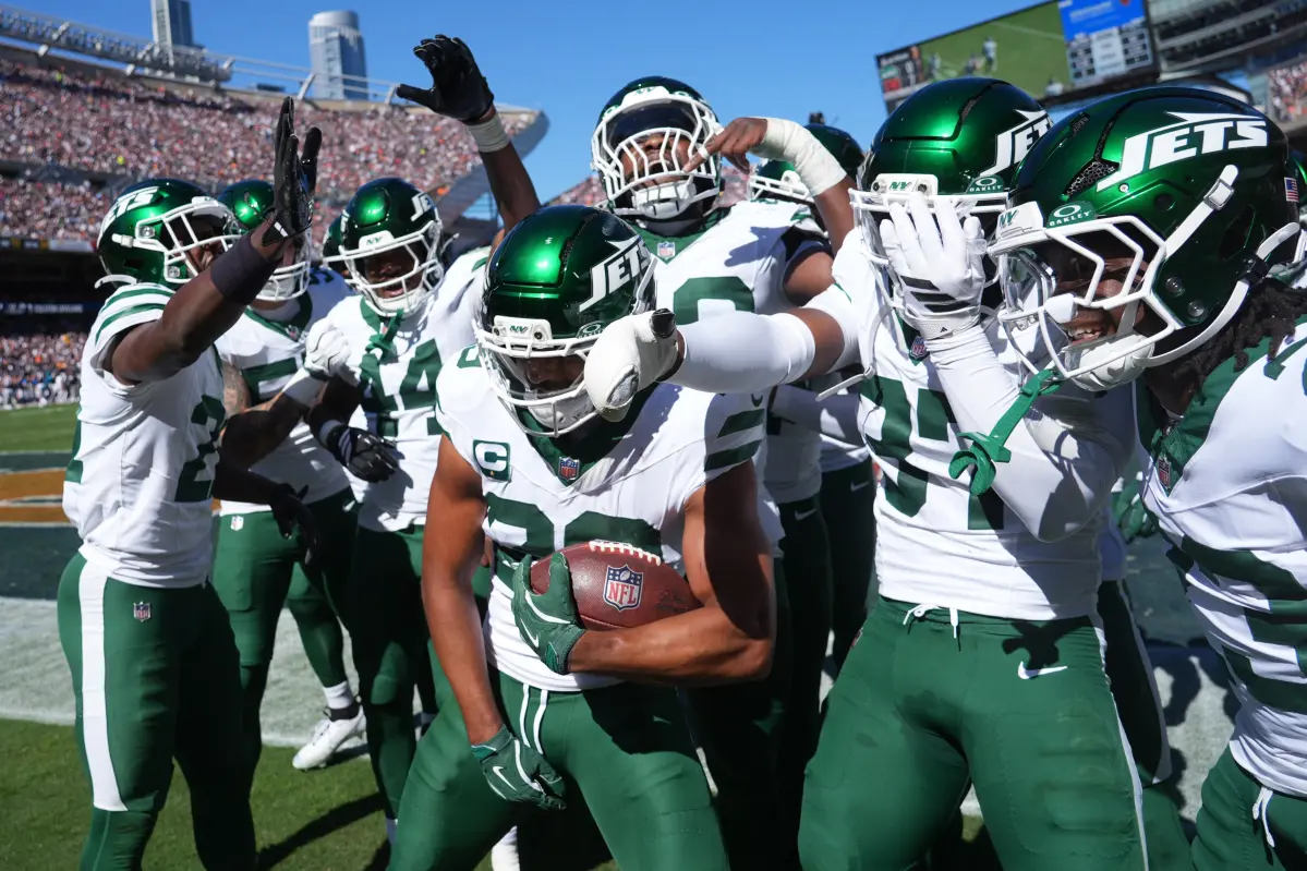 The interception that ended the Jets' winning streak was the only bright spot in a terrible defeat.