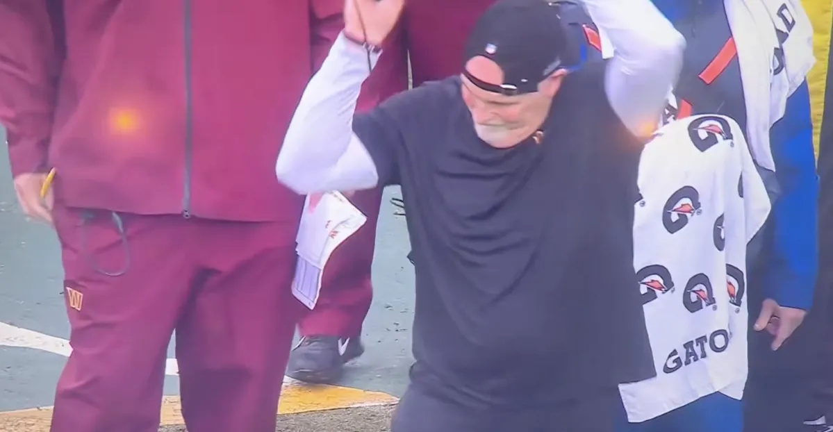 The tie between the Commanders and Giants was complete chaos.