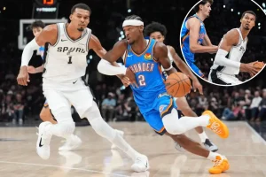 Thunder defeat Spurs in season opener