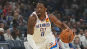 Thunder player Jalen 'J-Dub' Williams taken off the court on a stretcher after shocking left leg injury leaves him in disbelief