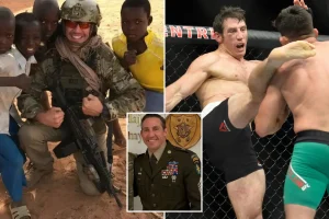 Tim Kennedy, a former UFC fighter, escapes a deadly attack in Congo and is recovering at Walter Reed after being shot three times.