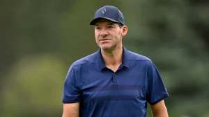 Tony Romo was disqualified from his Korn Ferry qualifier on the same day he separated from CBS Sports.