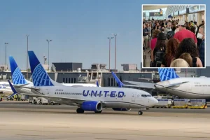 Travel chaos for passengers as United Airlines cancels flight following a grueling 12-hour delay