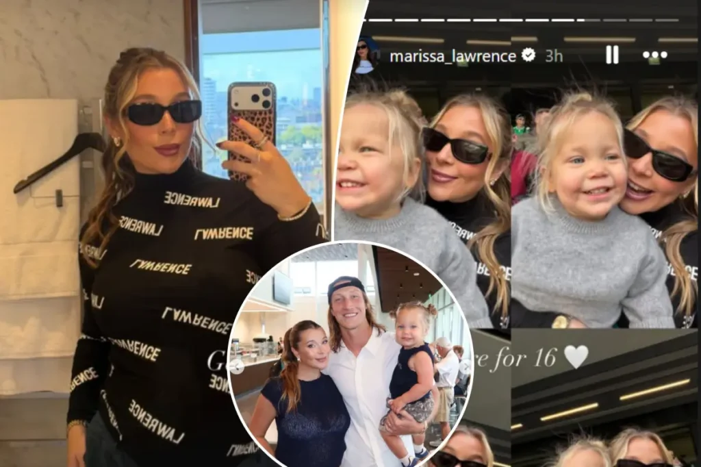 Trevor Lawrence's wife and daughter support the Jaguars quarterback in London victory