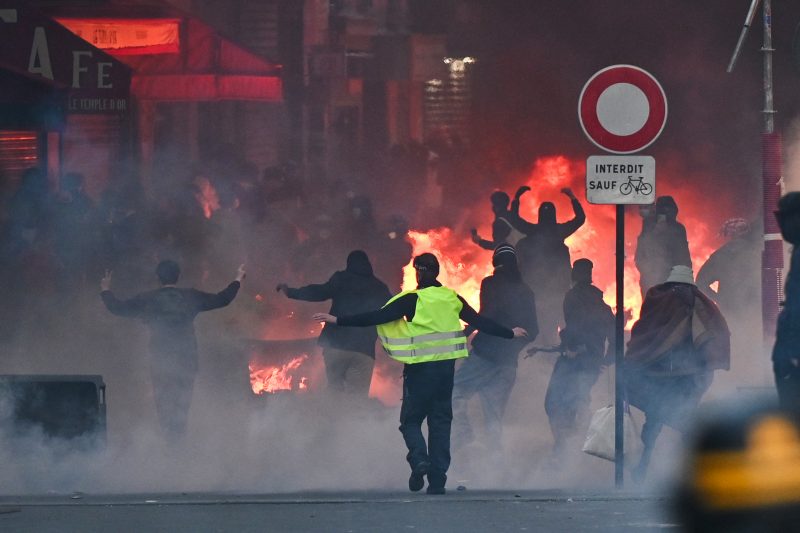 Trump alerts to a surge in migration as violent protests escalate in France