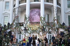Trump and Melania hold their yearly White House trick-or-treat event