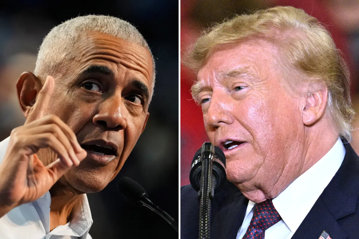 Trump and Obama exchange insults at competing evening rallies just days before the midterm elections
