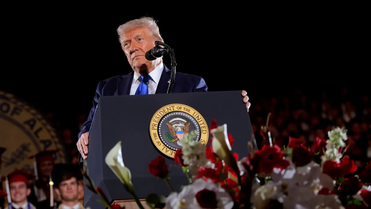 Trump announces his attendance at the Alabama vs Georgia college football game at Bryant-Denny Stadium