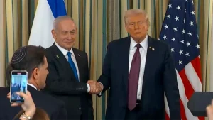 Trump backs Netanyahu and the Likud party before Israel’s elections.