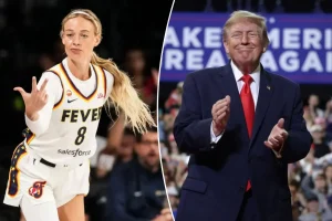 Trump commends 'lovely' Sophie Cunningham following transgender debate