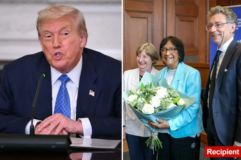 Trump criticizes the Nobel committee for not awarding him the peace prize