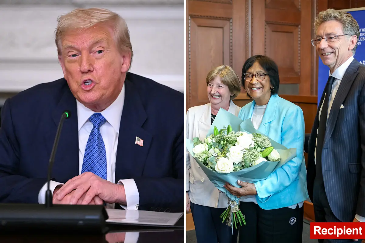 Trump criticizes the Nobel committee for not awarding him the peace prize