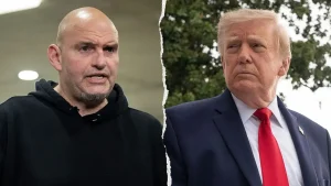 Trump expresses his eagerness to have Senator John Fetterman join the Republican Party.