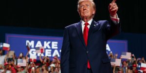 Trump hints at his upcoming Supreme Court selection &mdash; and Democrats dislike him