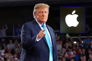 Trump lauds Apple&rsquo;s $100M investment in a U.S. titanium supplier, highlighting the surge in American manufacturing.