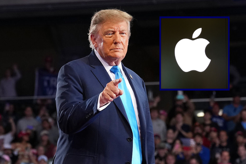 Trump lauds Apple&rsquo;s $100M investment in a U.S. titanium supplier, highlighting the surge in American manufacturing.