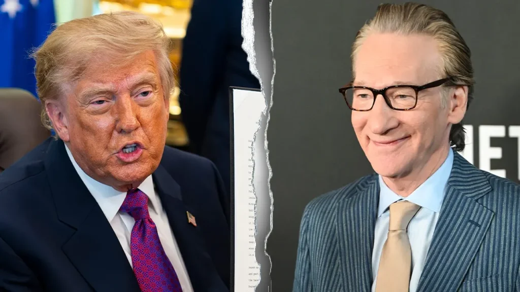 Trump shares unexpected details about a dinner at the White House with Maher and Kid Rock.