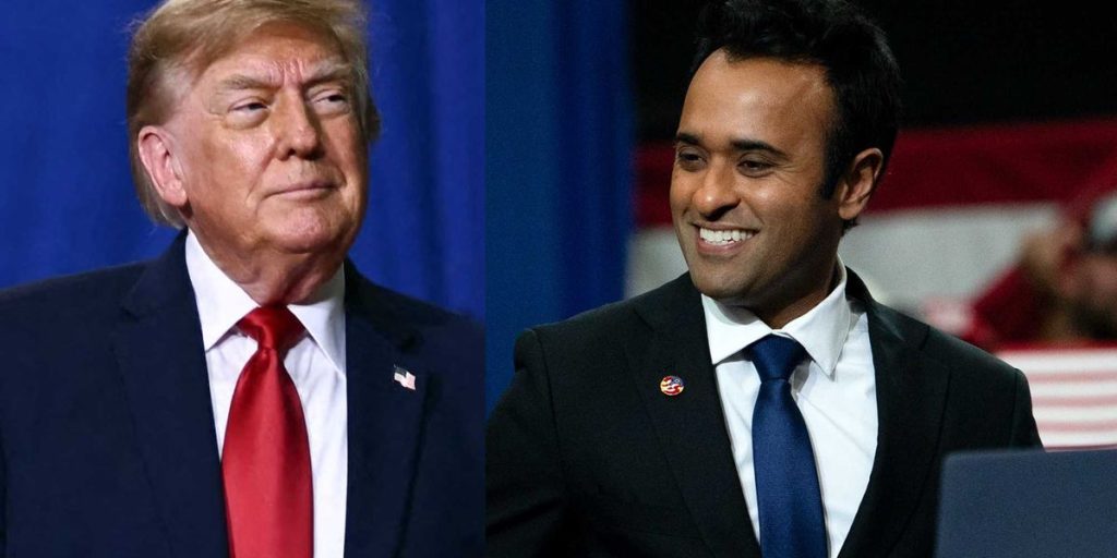 Trump supports contentious Ramaswamy advertisement and criticizes the media for pressuring him to remove it.